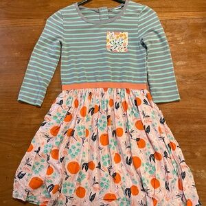 Matilda Jane size 10 green, gray, and oranges